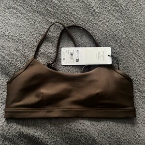 Alo Intrigue - Brown Sports Bra